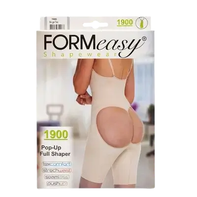 Shapewear Pop-Up Full Shaper X Large Beige 1900 _ Formeasy