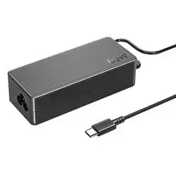 65 Watt Desktop Laptop Charger With Type C Charging Wire Power Supply Adapter
