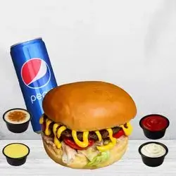 Meat Burger With Cheese