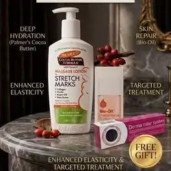Stretch Mark Care Set (2 pieces + 1 free item)