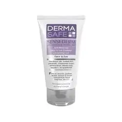 derma safe sensi- derma anti-redness face&eye contour cleansing gel 150ml