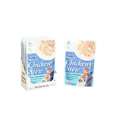 Inaba - Stew - Tuna & Chicken 6 pieces+1gift