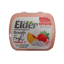 Healthy Enjoyment Breath  Sugar-Free PEACH & STRAWBERRY 15gr _ Elder