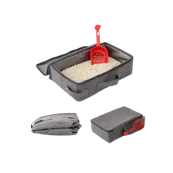 E692 Portable and Foldable Cat Litter Box