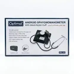 Aneroid Sphygmomanometer With Black Nylon Cuff OPM-1311 _ Optimal