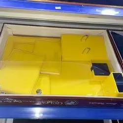 Set Of Desk Top Leather Yellow