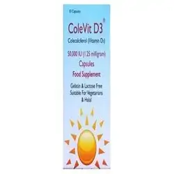 Colevit D3 Vitamin D 50000Iu 10 Capsules