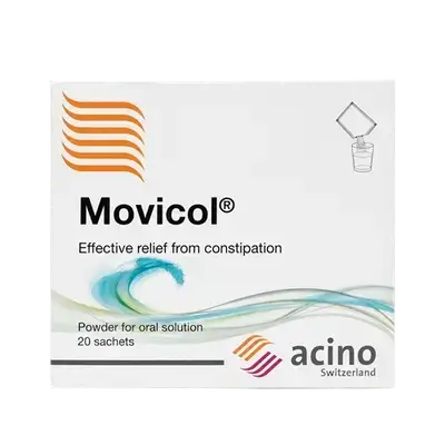 Movicol Effective Relief From Constipation Powder for Oral Solution 20 Sachets _ acino