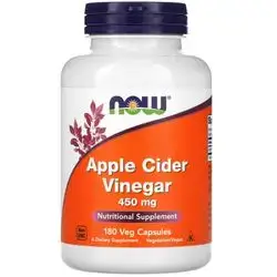 خل التفاح Apple cidat vinegar 450mg 180 cap