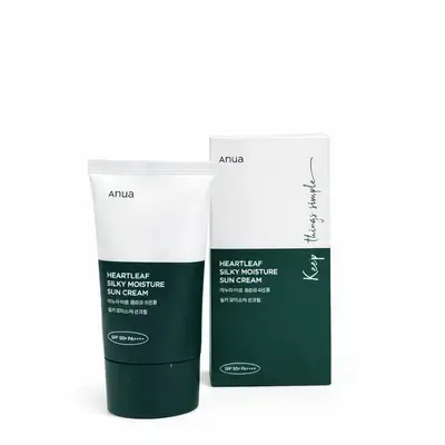 Anua Heartleaf Silky Moisture Sun Cream SPF 50+ PA++++