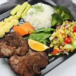 Meat Steak With BBQ