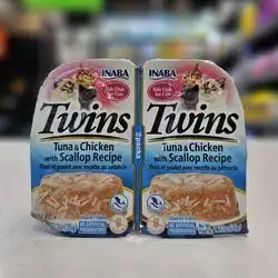 Inaba Twins ( Tuna & Chicken With Scallop Recipe ) 70g