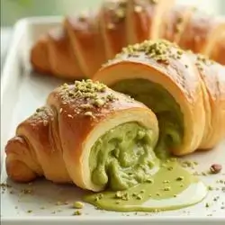 Pistachio Cream Filled Croissant - Large