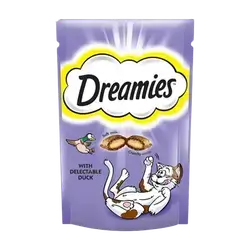 Dreamies Cat Treats with Delectable Duck