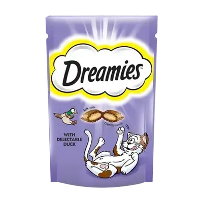 Dreamies Cat Treats with Delectable Duck