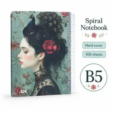 Hardcover Spiral Notebook – B5 | 100 Sheets