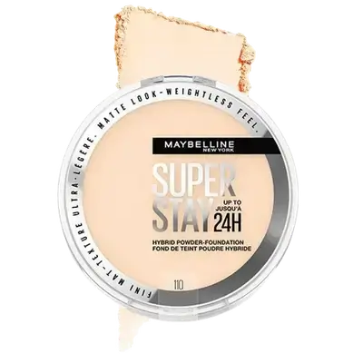 Super Stay Up To 24H Hybrid Powder-Foundation (110) 6g _ MAYBELLINE NEW YORK