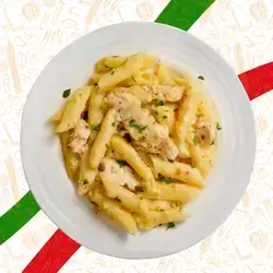 Alfredo Penne with chicken