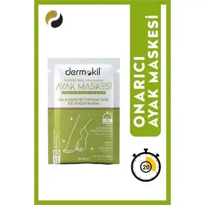 Clay And Hemp Oil Peeling Foot Mask 35 Ml