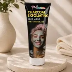 7th heaven charcoal exfoliating mud mask with glycolic acid