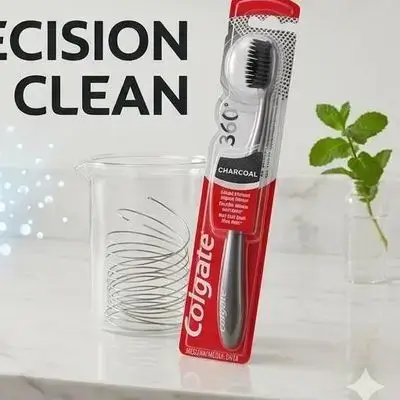 Colgate 360 Charcoal Toothbrush (Medium/Media/Orta)
