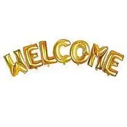 Pastel Happy Birthday Foil Balloon (Welcome)