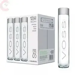 Voss Artesian Still Water 800 ML X 12 Glass Bottles