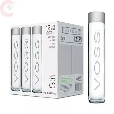 Voss Artesian Still Water 800 ML X 12 Glass Bottles