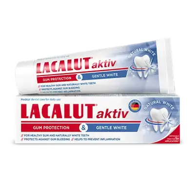 Aktiv Gum Protection & Gentle White Toothpaste 75ml _ LACALUT