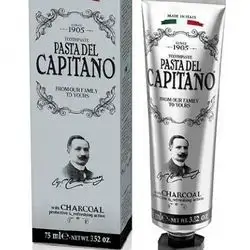 CAPITANO italian toothpaste - with charcoal protective and refreshing actions 75ml