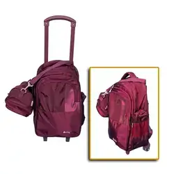 school backbags with wheels and large size