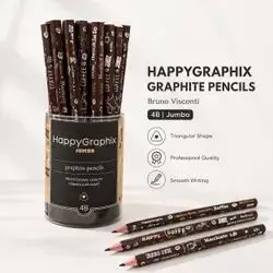 Jumbo 4B Graphite Pencil Set – 30 Pcs