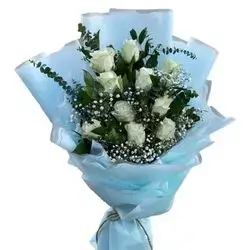 White Rose With Roscius Bouquet