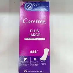 carefree plus large 20pads
