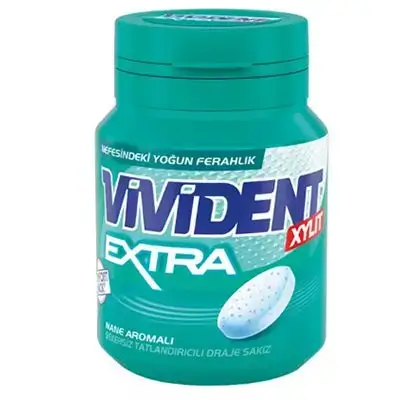 Vivident Green Mint Extra Gum 67 Gm