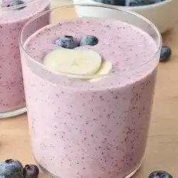 Banana Blueberry Milk