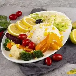 Steamed Vegetables Meal With Rice