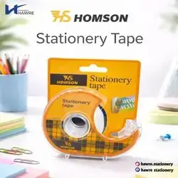 Stationery tape with base and cutter