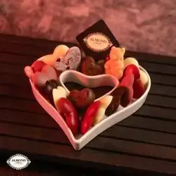 hearts plate