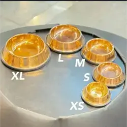 Stainless Steel Bronze Pet Bowl