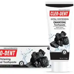Cleo-Dent Extra Whitening Charcoal Toothpaste