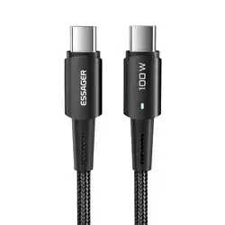ESSAGER ES-X16 Series C-C QC4.0 100W QC3.0 60W USB C to USB C PD Cable
