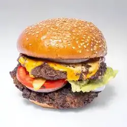 بەرگری گۆشتی بە پەنیری خۆماڵی دەبڵ