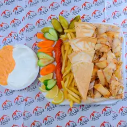 Slices Chicken Shawarma Meal