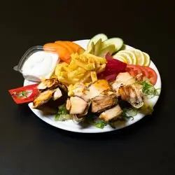 Large Arabic Chicken Shawarma Meal
