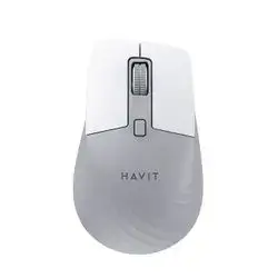 HAVIT MS58WB DUAL MODE (WIRELESS & BLUETOOTH 5.2) WITH ADJUSTABLE DPI FROM 800-1200-1600 DPI GREY