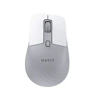 HAVIT MS58WB DUAL MODE (WIRELESS & BLUETOOTH 5.2) WITH ADJUSTABLE DPI FROM 800-1200-1600 DPI GREY