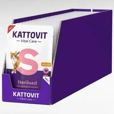 Kattovit Sterilized Chicken 24x