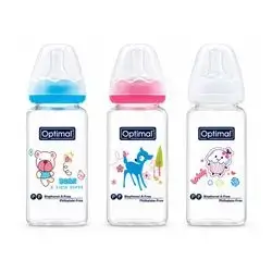 Optimal Glass Feeding Bottle 160 mL