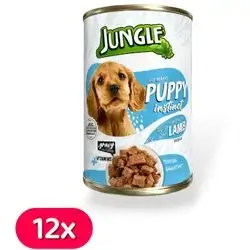 Jungle Puppy Lamb 12*415g